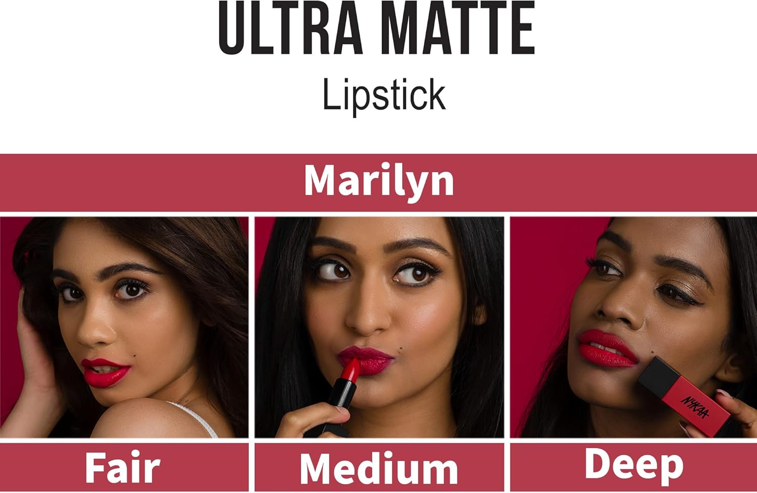 Nykaa Ultra Matte Lipstick  Marilyn 10