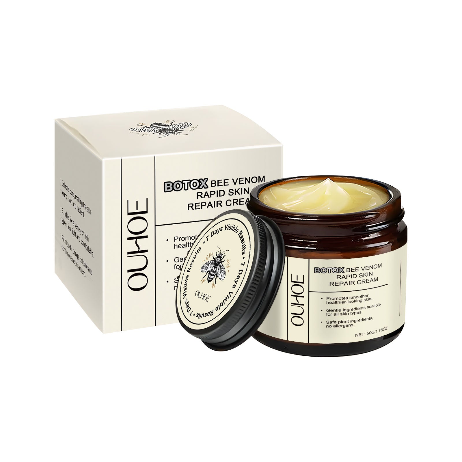Bee Venom Body Care Cream, Deep Moisturizing, Gentle Skin Nourishment ,50g