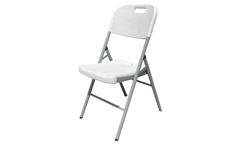 HP-53D White Folding Garden Chair
