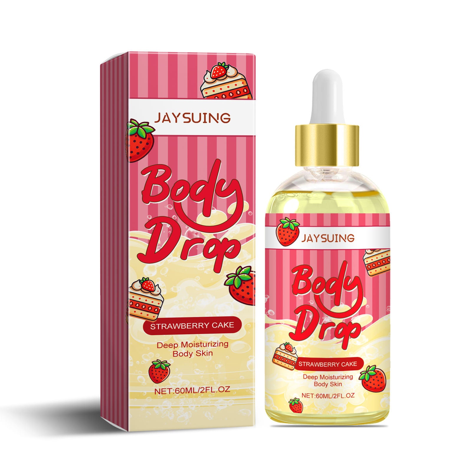 Skin Care Body Oil, Moisturizing, Firming, Natural Apricot, Hydrating, Massage ,60ml