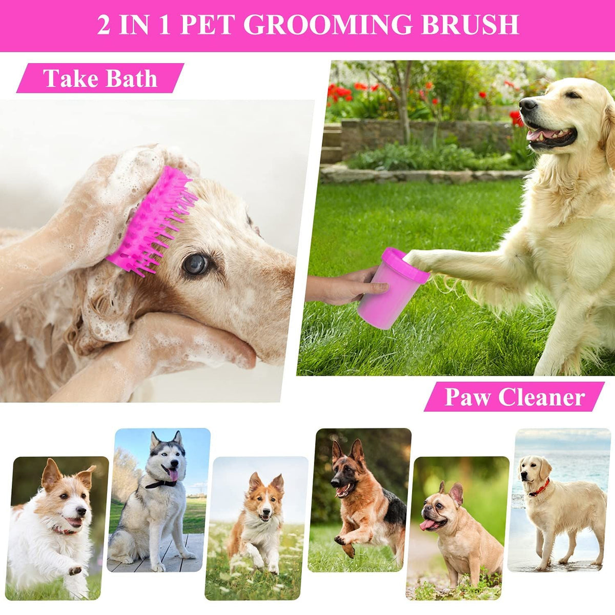 Dog Paw Washer Dog Paw Cleaner Pet Foot Washing Cup Pet Supplies