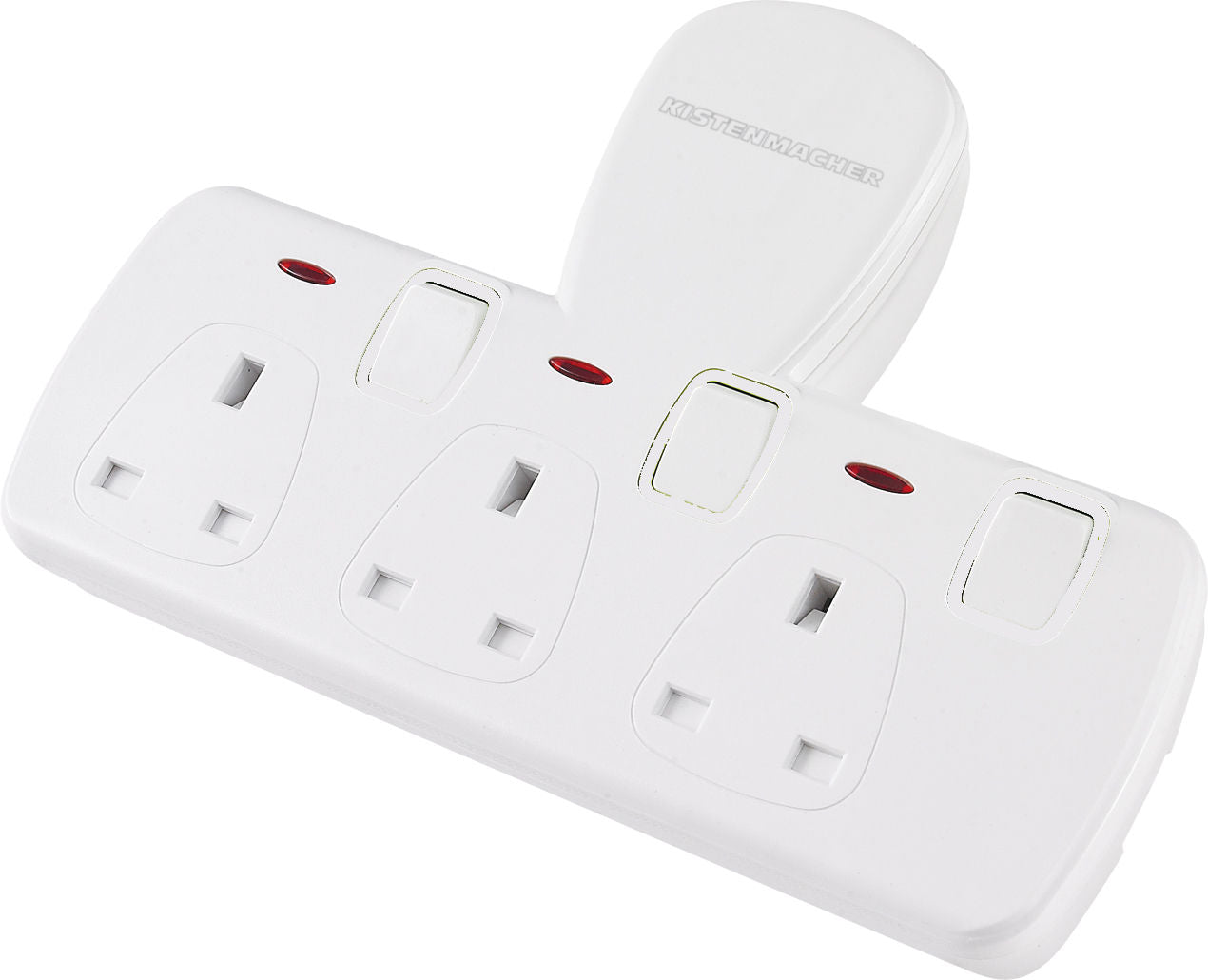 Kistenmacher EGK603B 3Way Wall Socket Adapter
