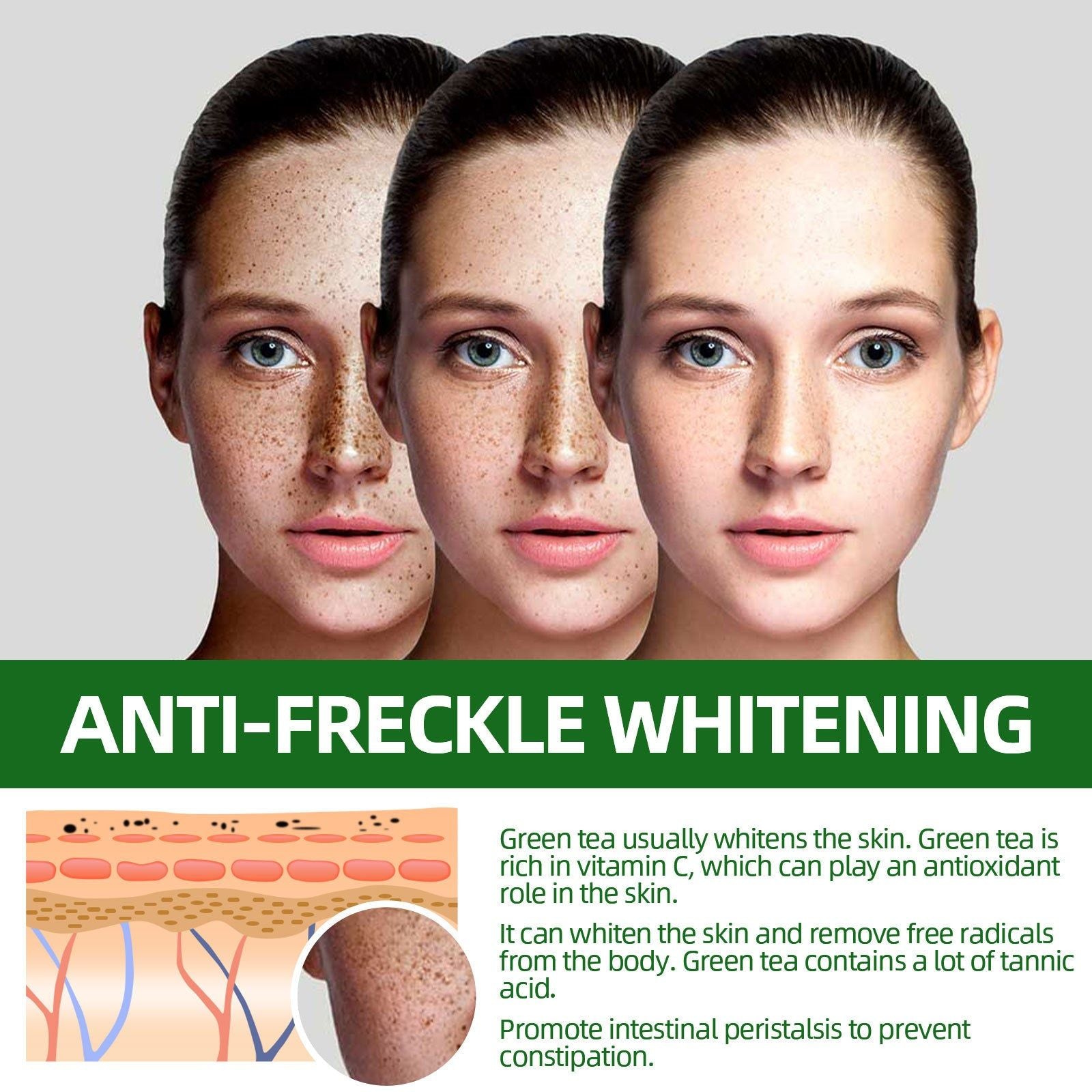 Brightening Green Tea Water, Fade Pigment, Clear Dark Spots, Hydrate Skin ,60ml