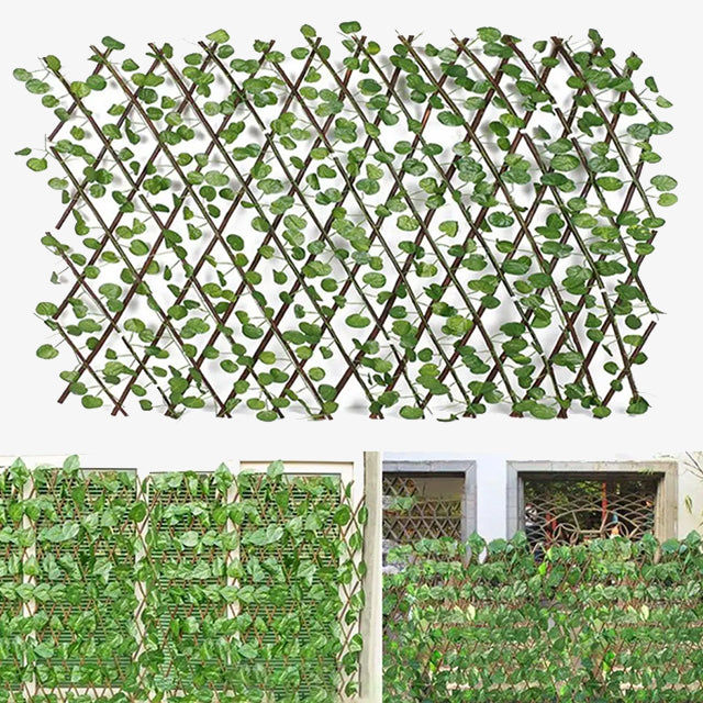 1 Piece Artificial Garden Plant Fence Décor - Realistic Outdoor Decorative Wall for Garden & Patio