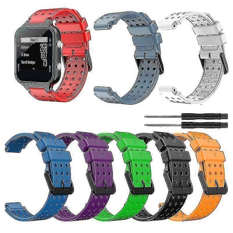For Garmin Approach S20 Watch Silicone Wristband Band Strap +tool Kr zxin