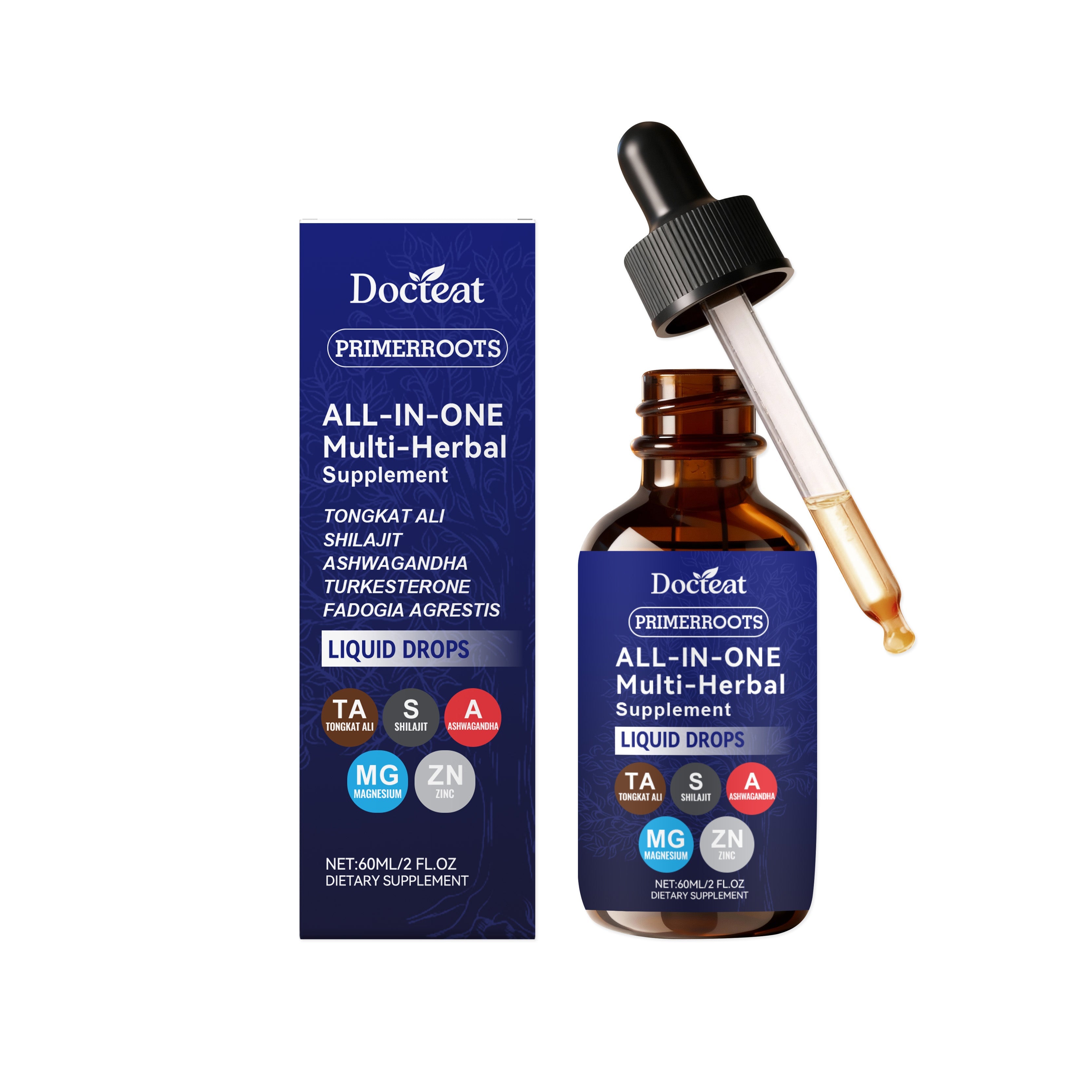 Boost Energy Naturally with Vitality Support Drops, Portable Daily Body Care ,60ml