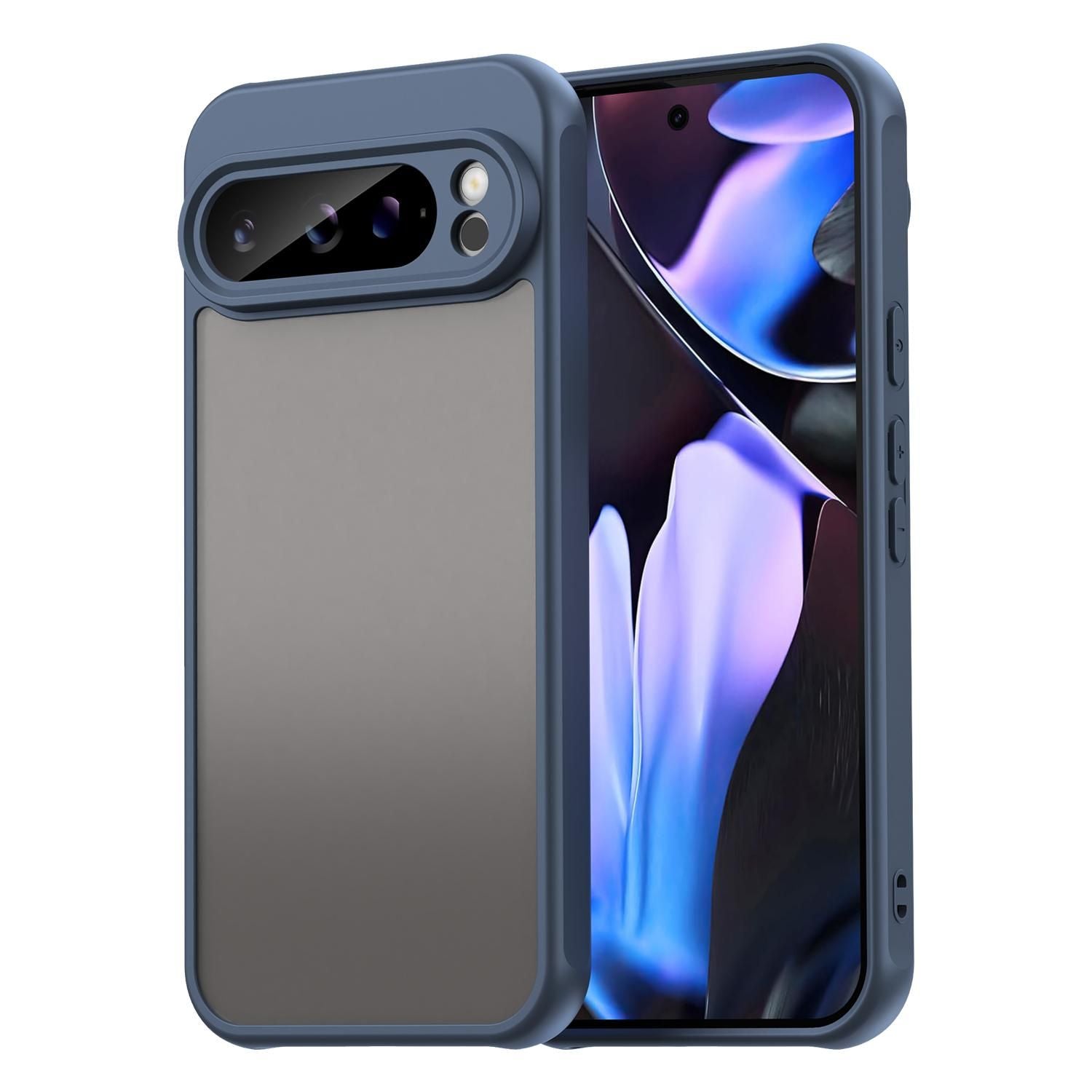 TPU Hybrid PC Frosted Phone Case For Google Pixel 9 Pro XL