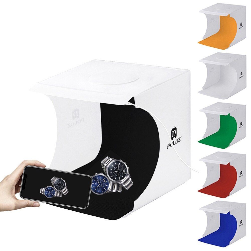 LED Lightbox Portable 9 "Mini Tent Photo Studio Lighting An LED Panel Photo An L