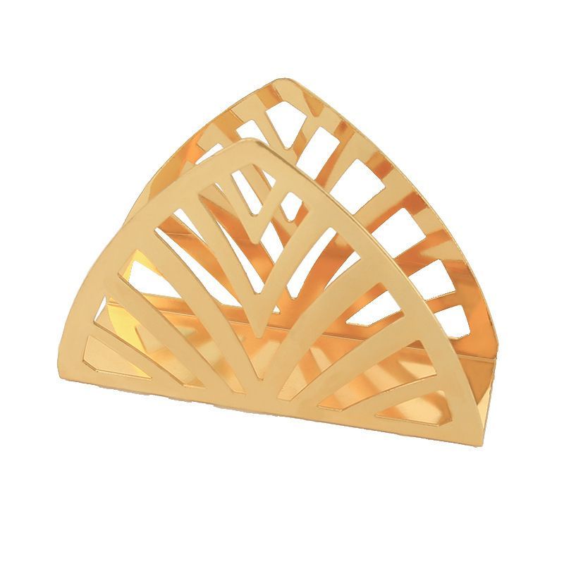 Elegant Napkin Holder Stainless Steel Golden Napkin Dispenser