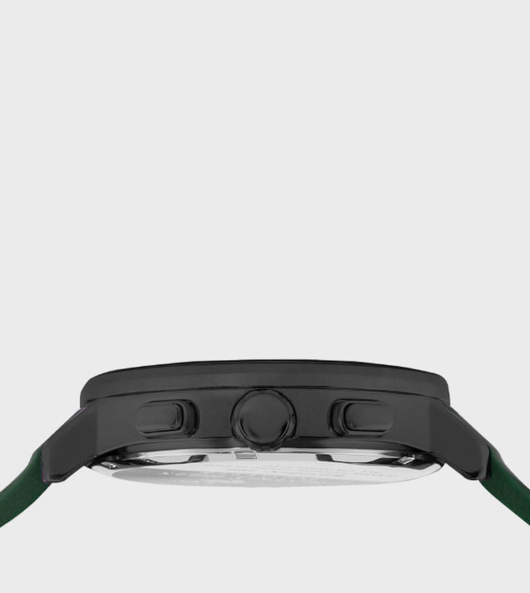 Beverly Hills Polo Club Men’s Multi-Function Watch, Green Dial, Silicone Strap, Quartz, 50M Water Resistant, BP3211X.377