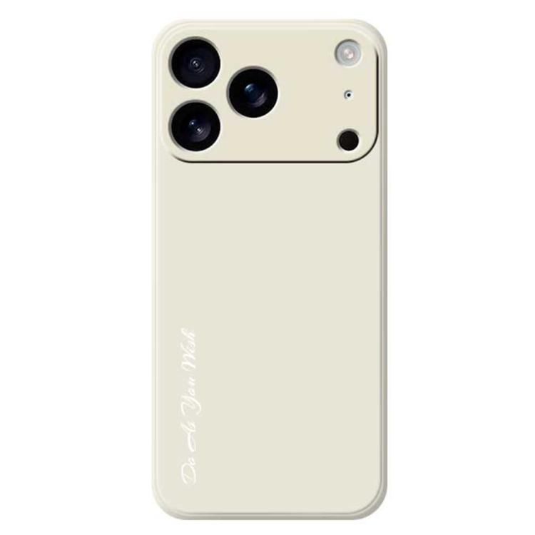 For iPhone 18 Pro Max / iPhone 17 Pro Max Do As You Wish A1440 Fine Hole Straight Edge Silicone Phone Case