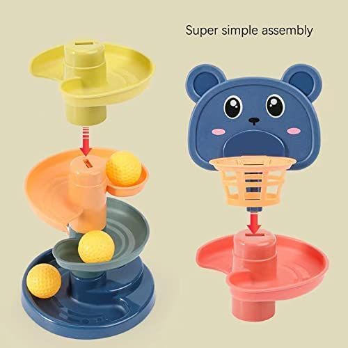 Rolling Ball Ramp Toy Spinning Tower Ball Activity Toy Educational Game Baby Toddler Gifts