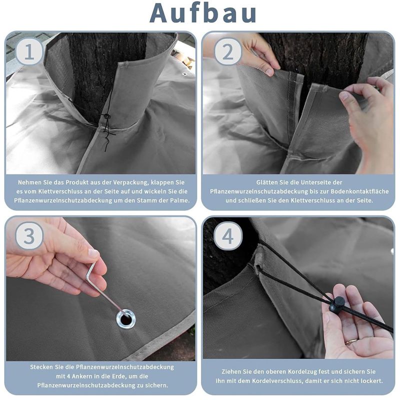 Winter Palm Root Protection Double Insulated Winter Protection for Plants
