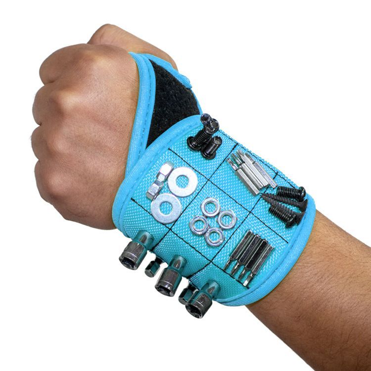 Magnetic Wristband Portable Tools Belt Screws Nails Drill Bits Bracelet Holder Repair Tools