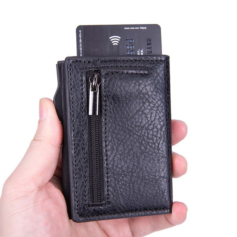 Credit Card Holder Wallets RFID Slim Mens Wallet PU Leathe Card Holder