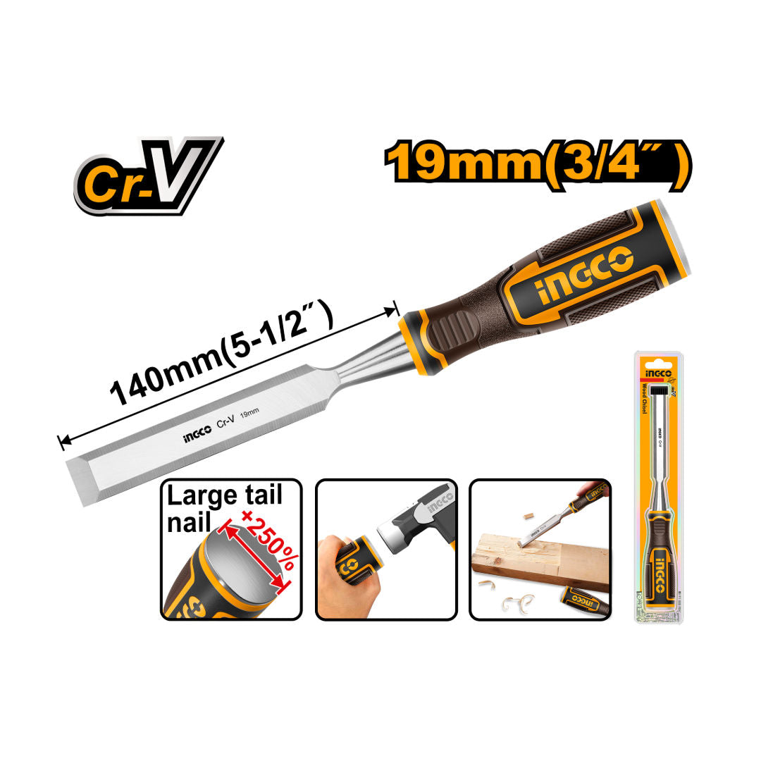 INGCO Wood Chisel, Cr-V Steel