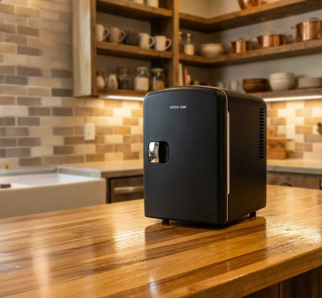 Green Lion GMF-75 Mini Fridge 4L Portable Cooler & Warmer, Black