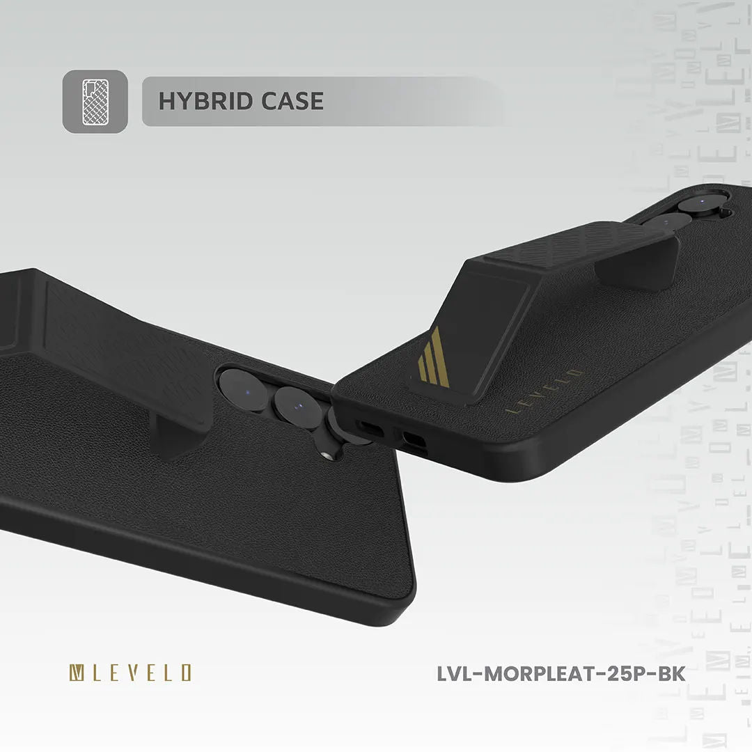 Levelo Morphix Leather Case For Samsung S25 Plus & S25 Ultra