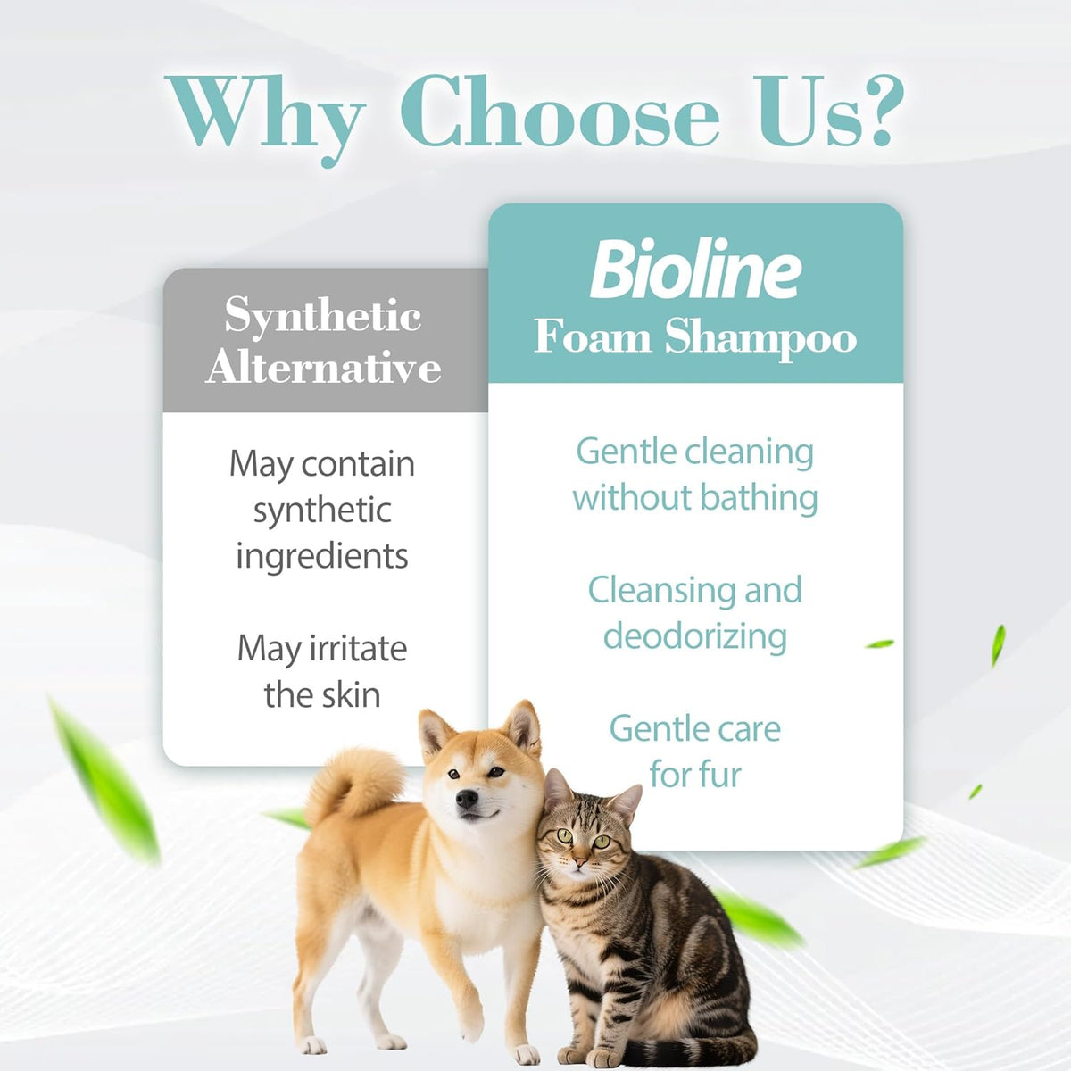 Bioline Foam Shampoo For Cats And Dogs, 220gm