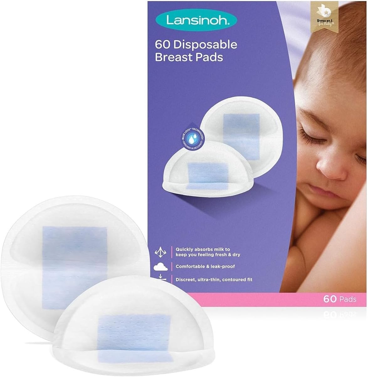 Lansinoh Disposable Nursing Pads (Pack of 60)