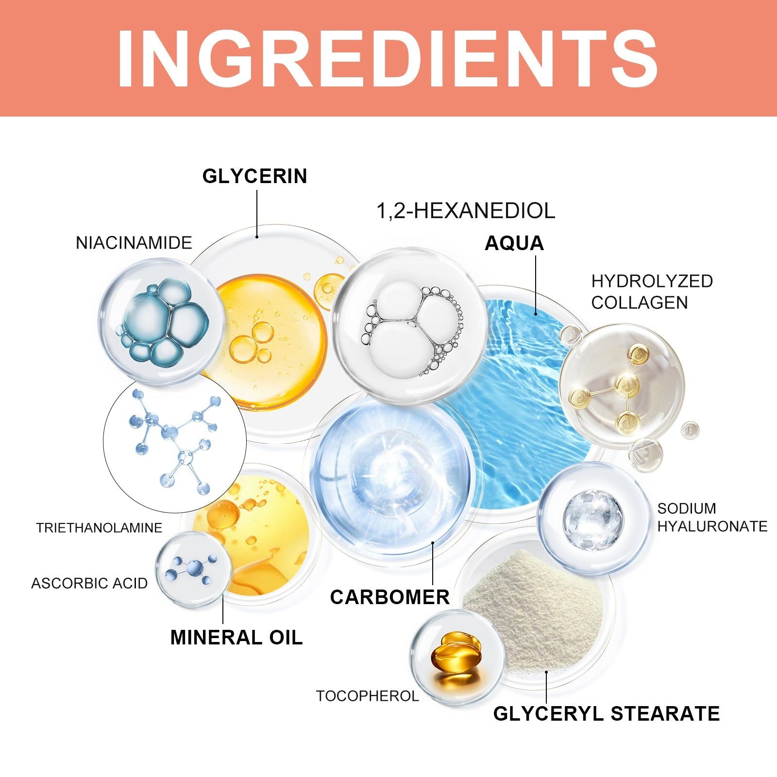 5 In 1 Skin Care Facial Cream, Anti-Aging, Wrinkle, Moisturizer, Firming ,50g