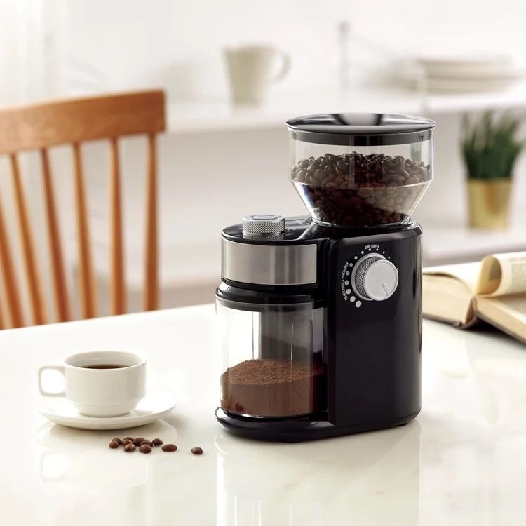 Electric Burr Coffee Grinder Adjustable Burr Mill With 18 Precise Grind Setting Coffee Maker