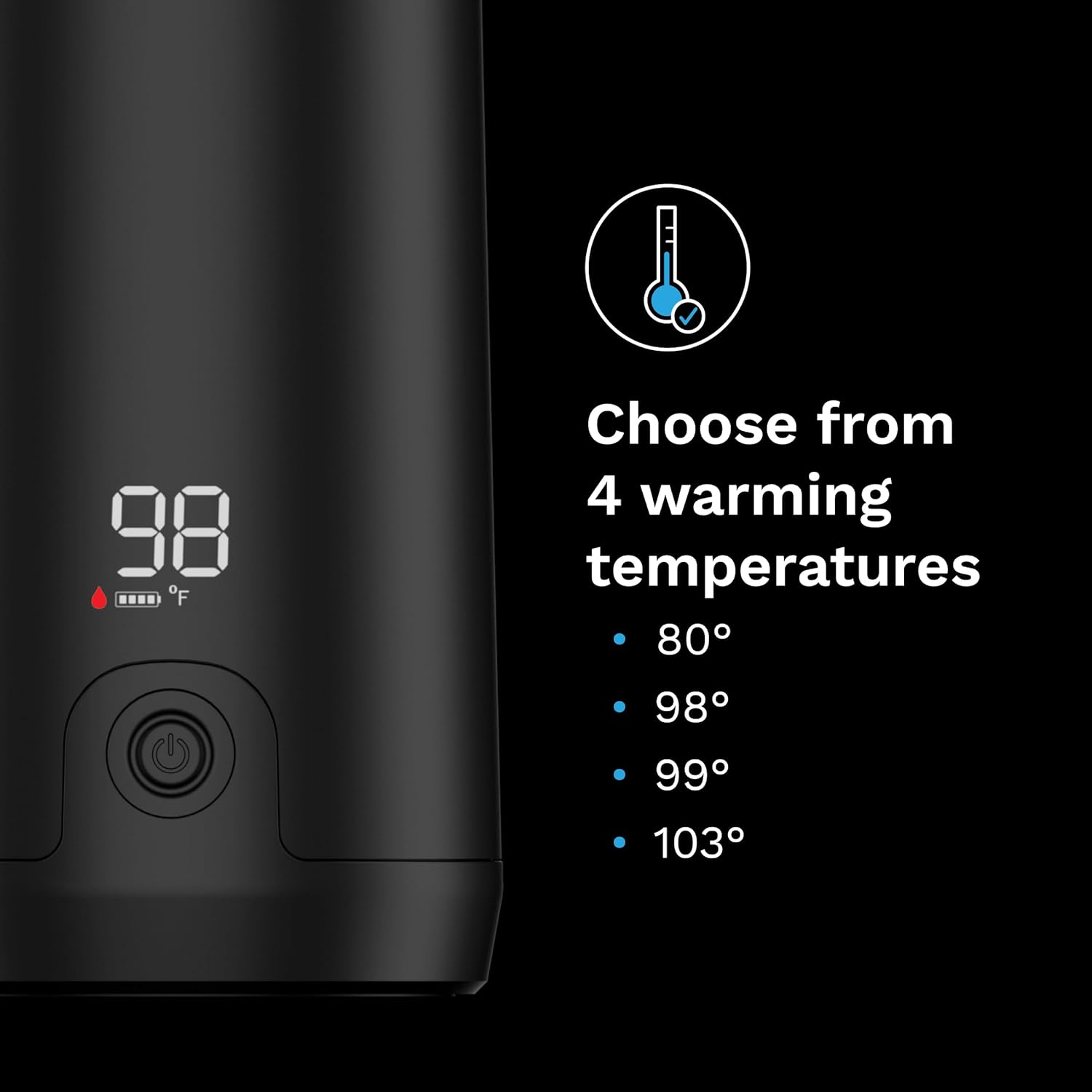 Baby Brezza Superfast Portable Bottle Warmer - Black