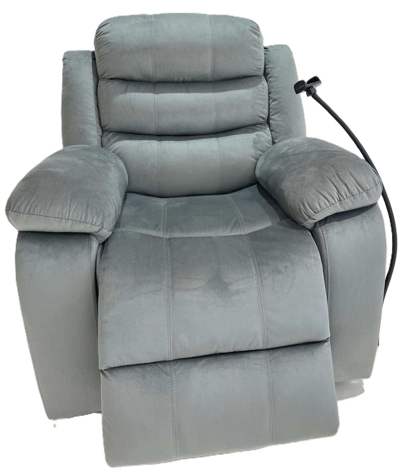 Grey Power Recliner #8005