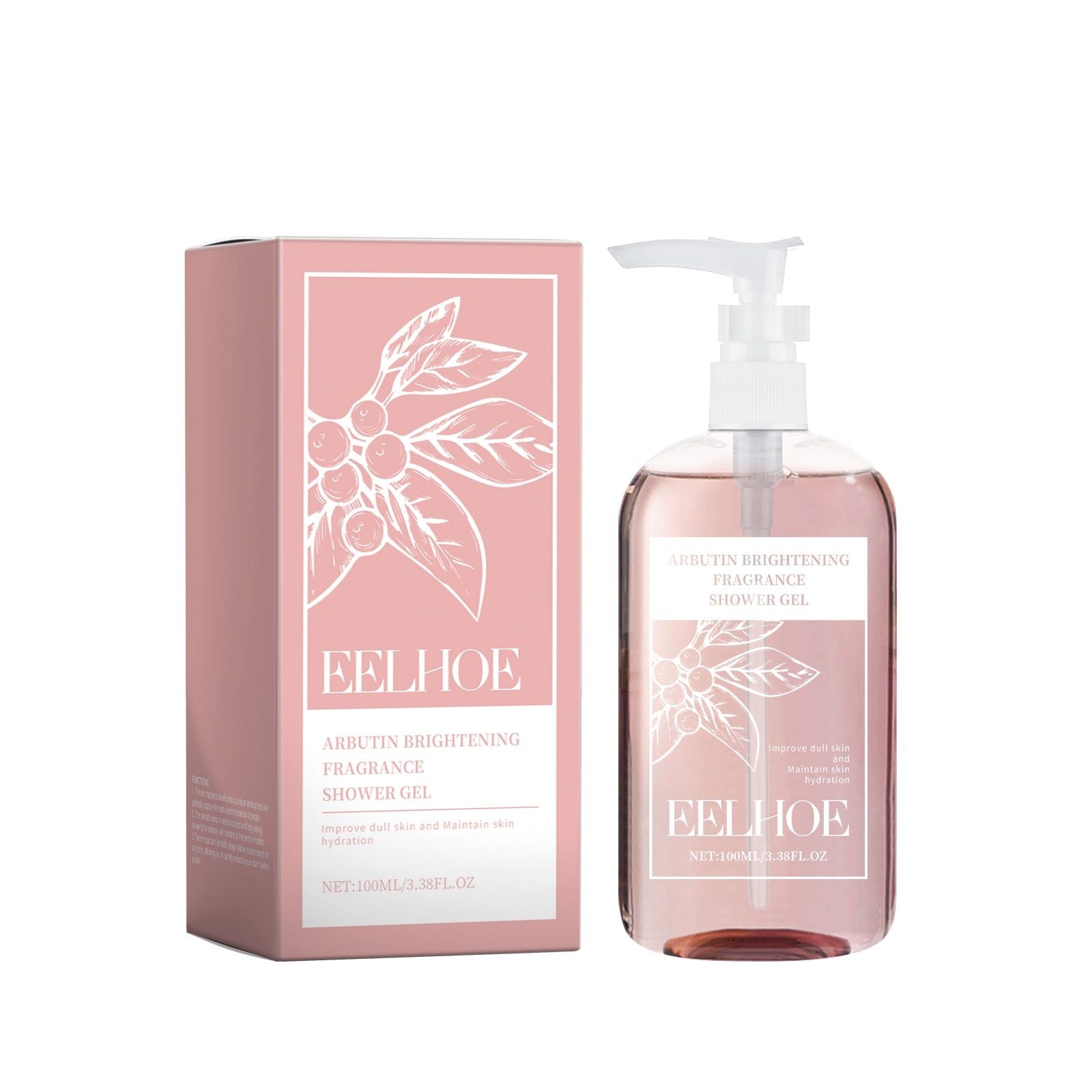 Arbutin Body Wash, Gentle Exfoliating, Nourishing Skin, Fresh Fragrance ,100ml