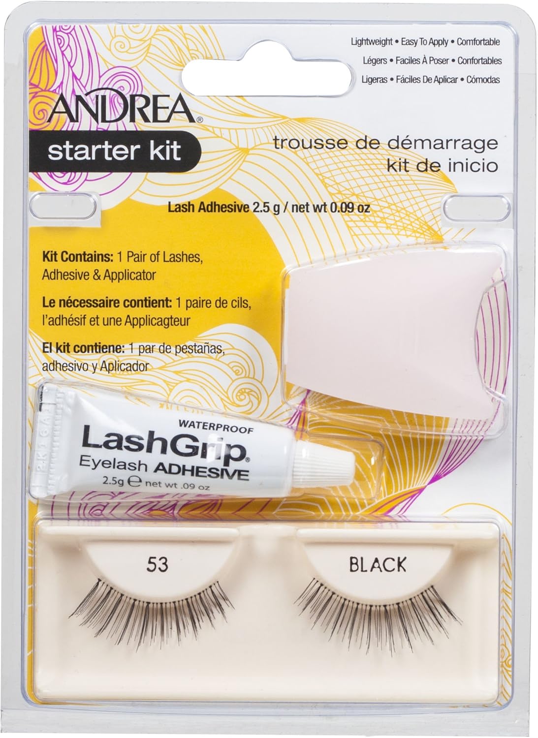 Andrea Mod Lash Starter Kit, 53 Black Lashes