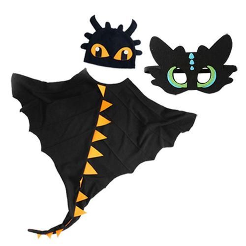 Children Dinosaur Cape Halloween Cosplay Costume Set Kids Christmas Outfits