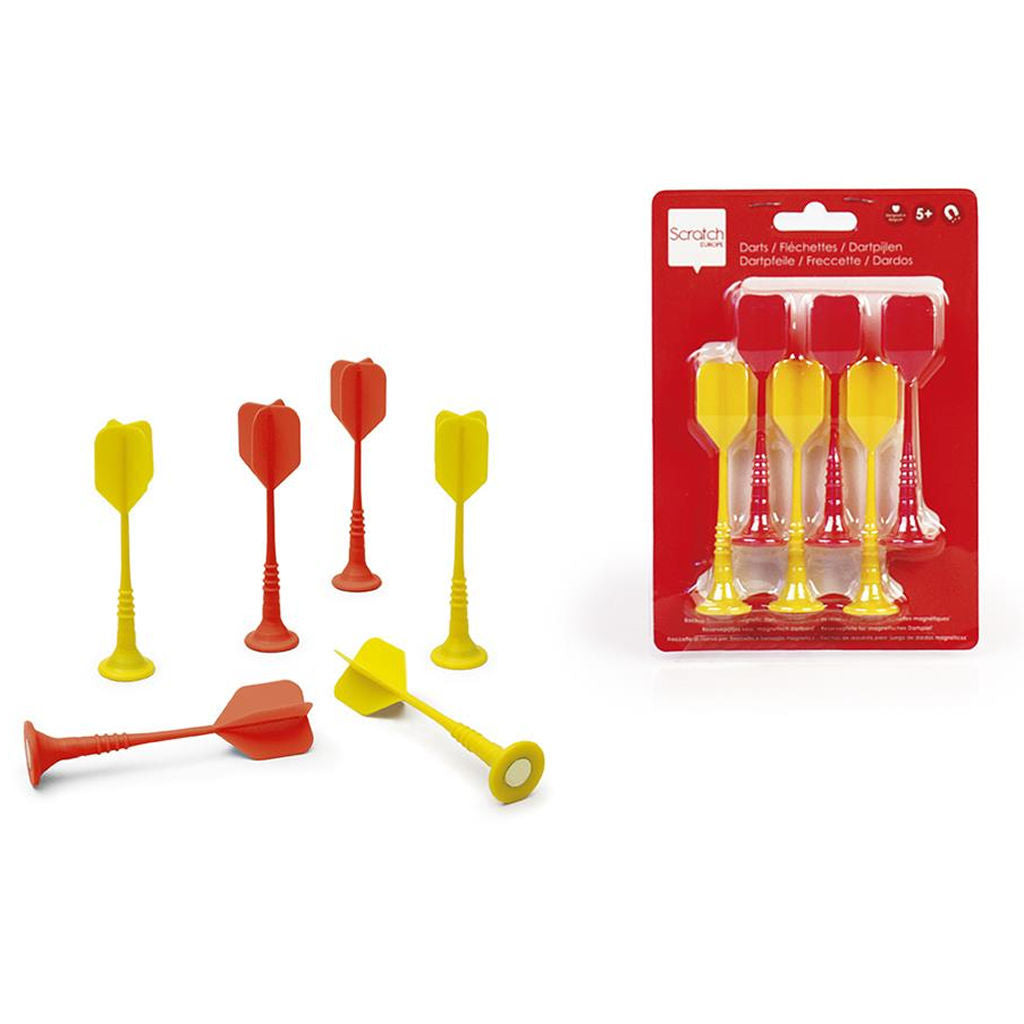 Magnetic Dart Pins - Red and Yellow