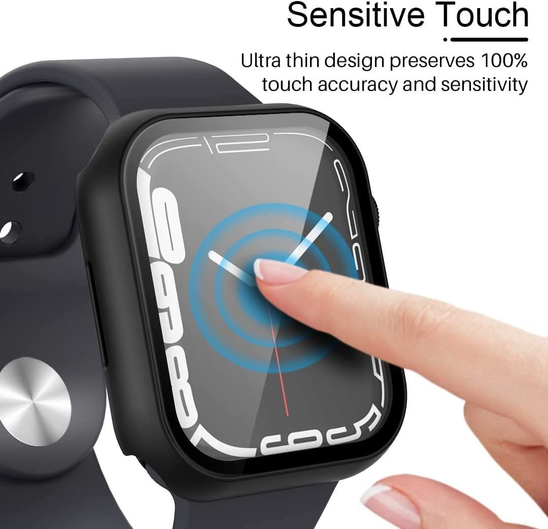 Screen Protector Case Shockproof Watch Case For Apple Watch Series 7 8
