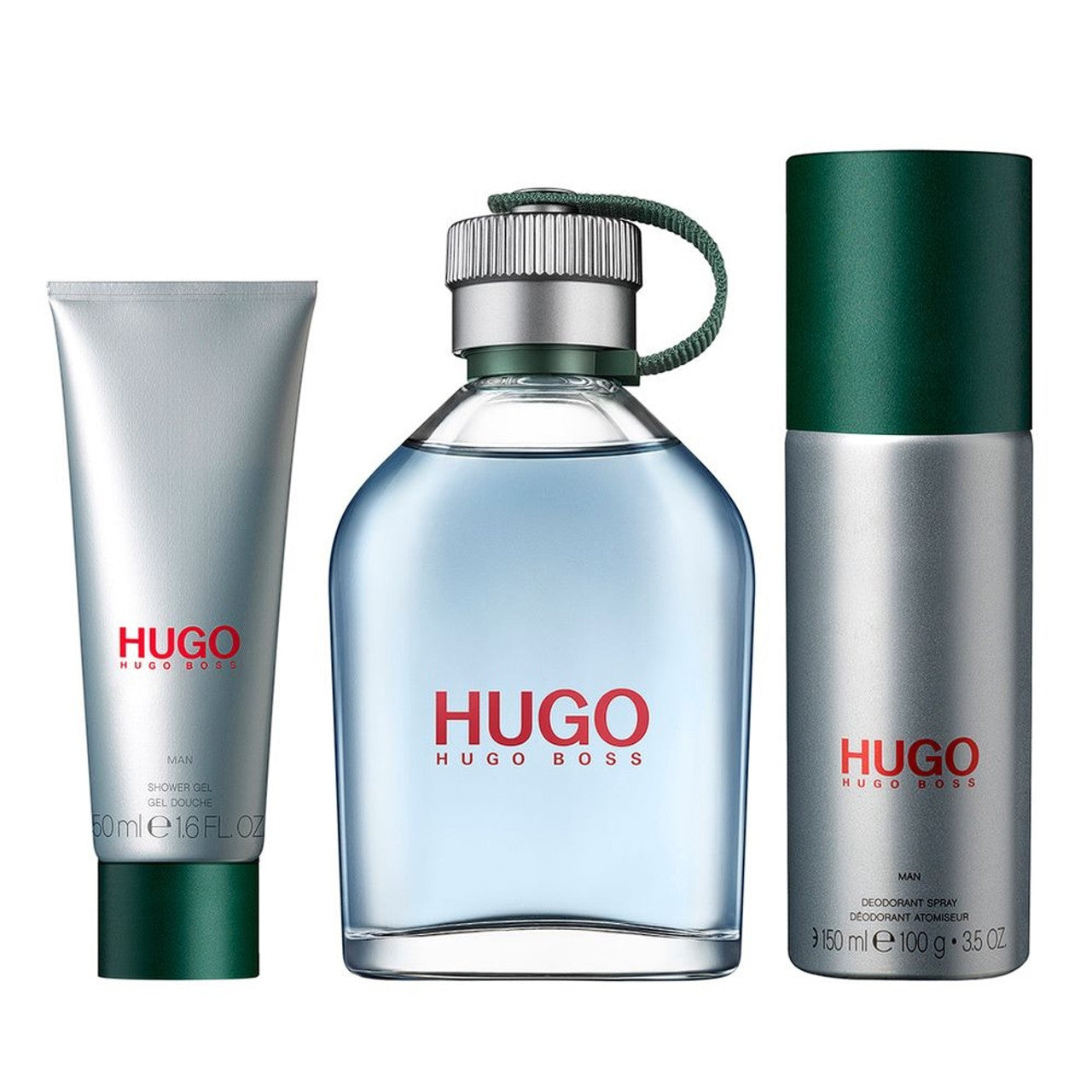 Boss Hugo Green Man Edt 125Ml 3Pcs Set