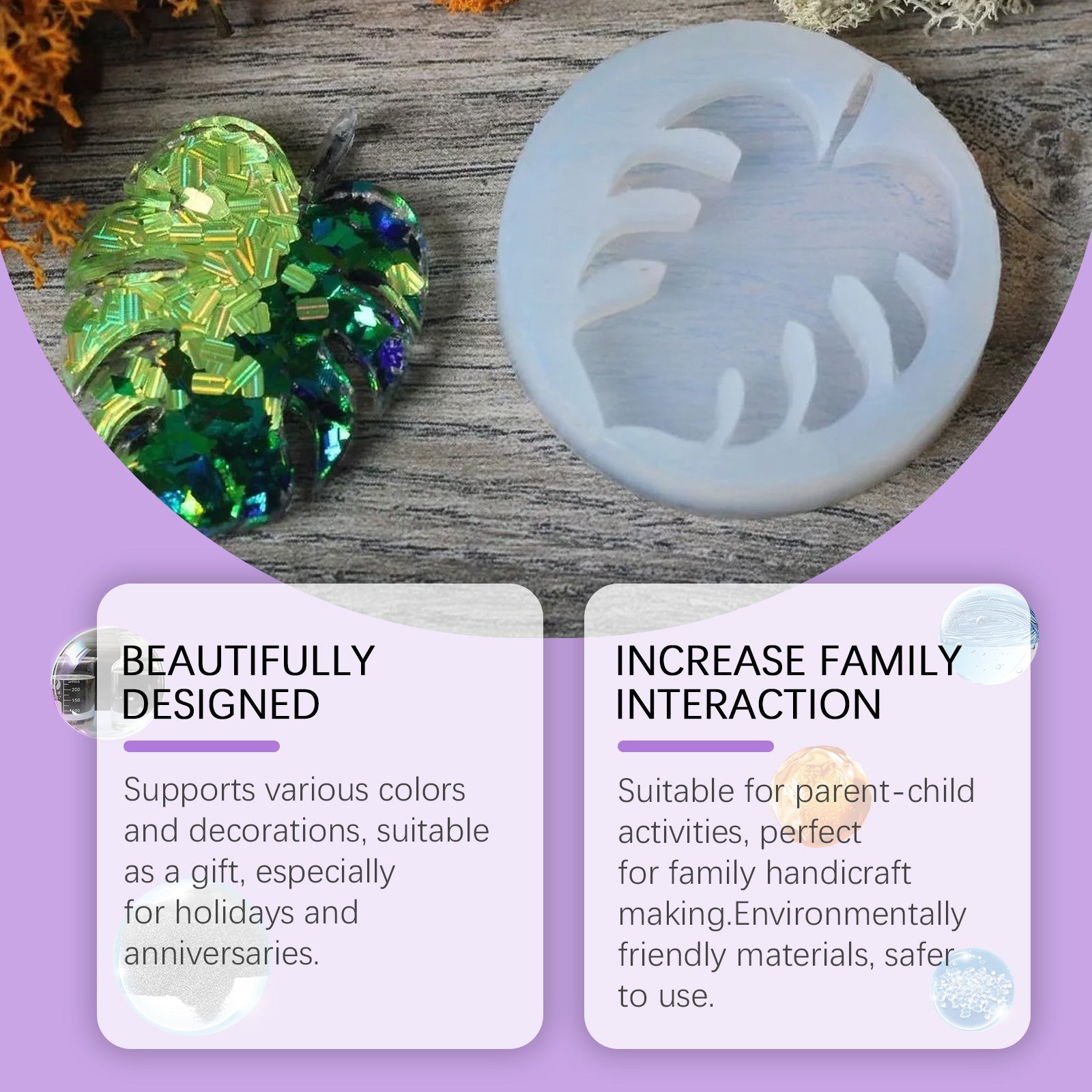 Create Stunning DIY Art with Clear Epoxy Resin Kit, High Transparency, Yellowing Resistance ,1set