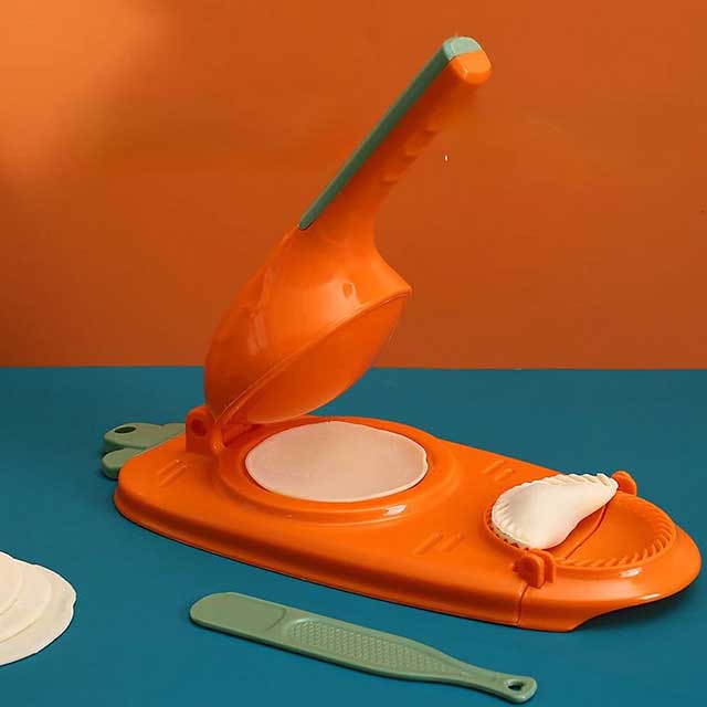 Manual Plastic Dough Wrapper - Easy-to-Use Handheld Dough Rolling and Wrapping Tool