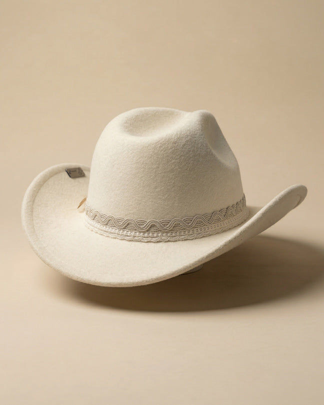 By Carmenzo white duchess hat