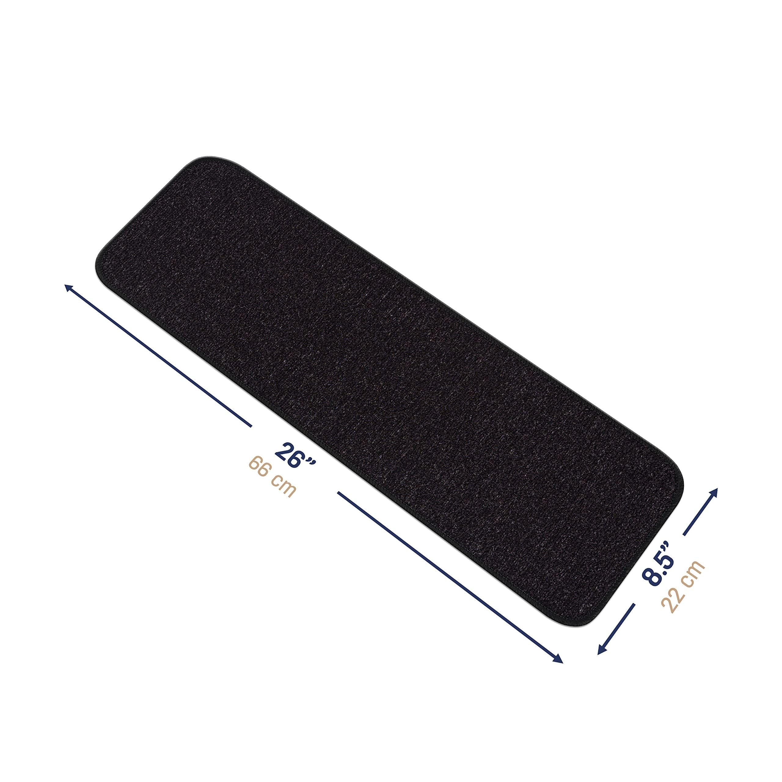 Soft Anti-Skid Rubber Backing Beverly Stair Step Treads