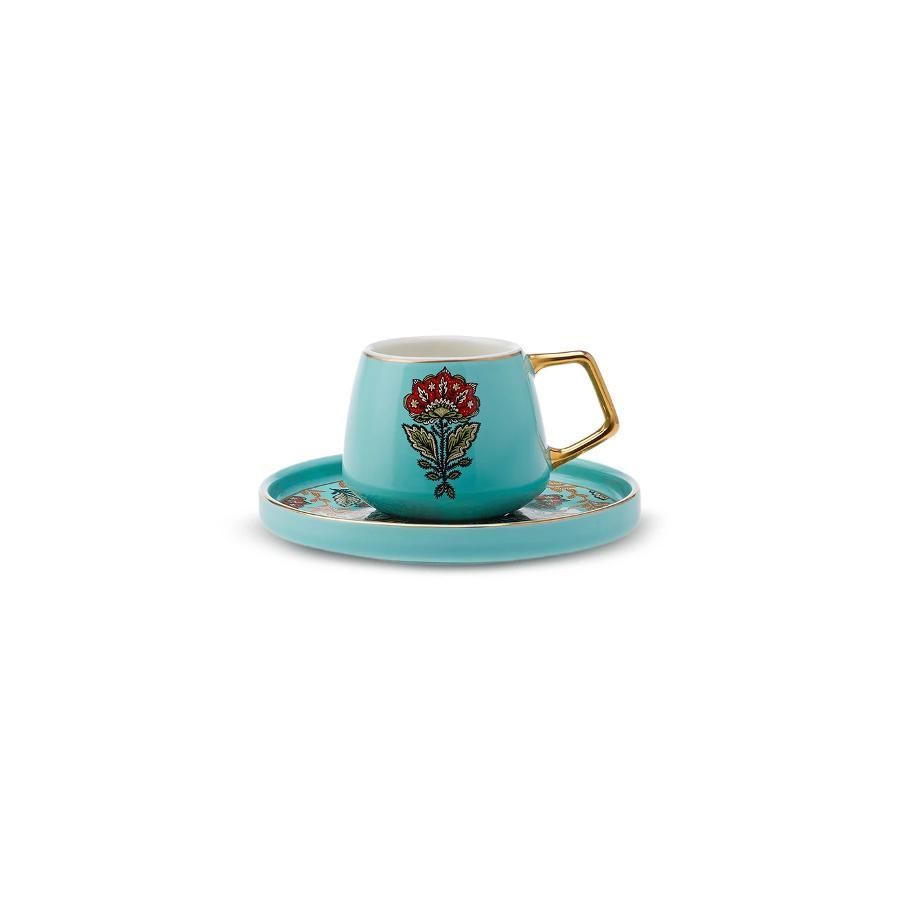 Karena Coffee Cup Set For 2 People 100 ml Turkish Coffee Cup