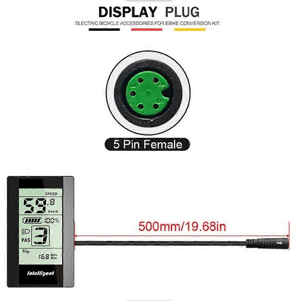 24V-60V 800S LCD E-Bike Display Indicator