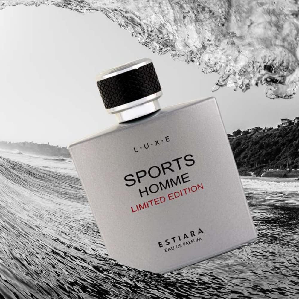 Estiara Luxe Men Perfumes, Sports Homme Limited Edition, 100ml