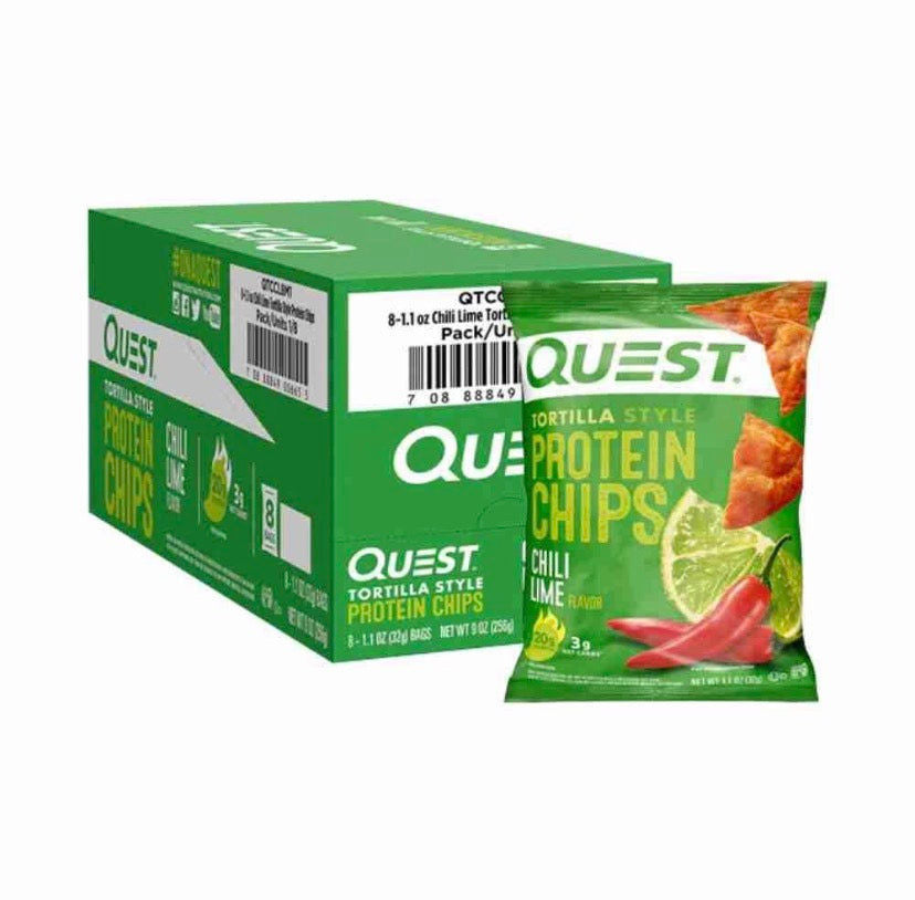 Quest Chips Chili Lime 32Grams NEW