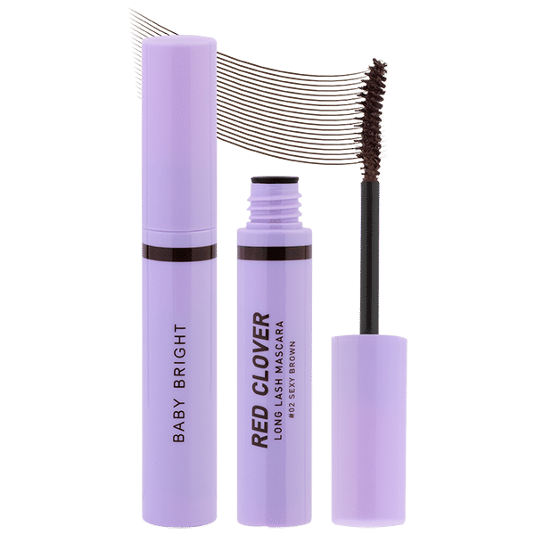 RED CLOVER LONG LASH MASCARA 4.8G BABY BRIGHT (M) #02 SEXY BROWN