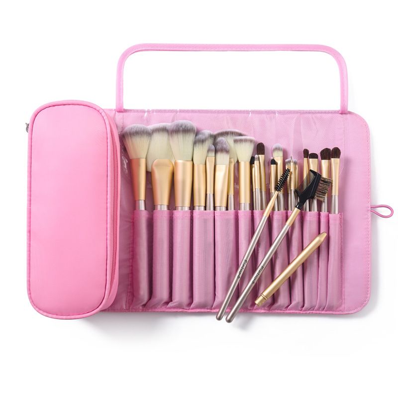 Makeup Brush Organizer Makeup Storage Bag Brush Holder Cosmetic Bag Roll Up Holder