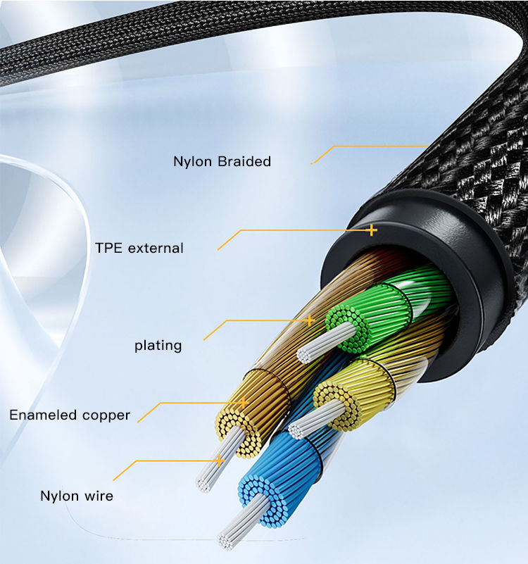 Yesido Lightning to 3.5mm Audio Adapter Cable, 15cm, Aluminum Alloy & Nylon, Black