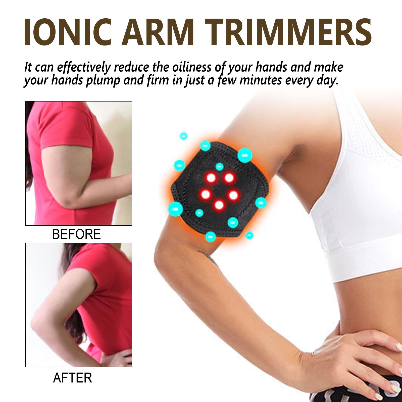 Lonic Arm Trimmers for Shape, Slim Body, Fat Burn, Muscle Line, Fitness ,1pcs