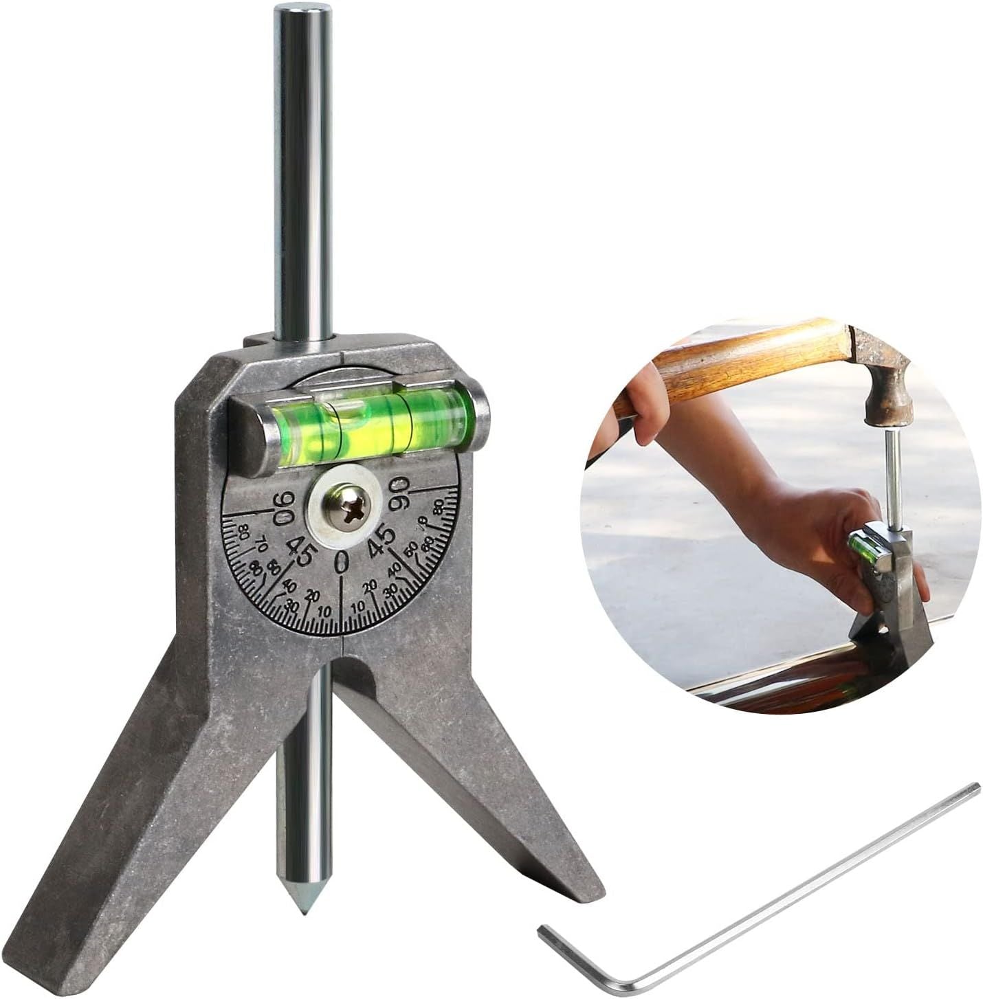 Safety Pipe Marker Centering Head Tool Center Finder Pipe Marking Centering Head