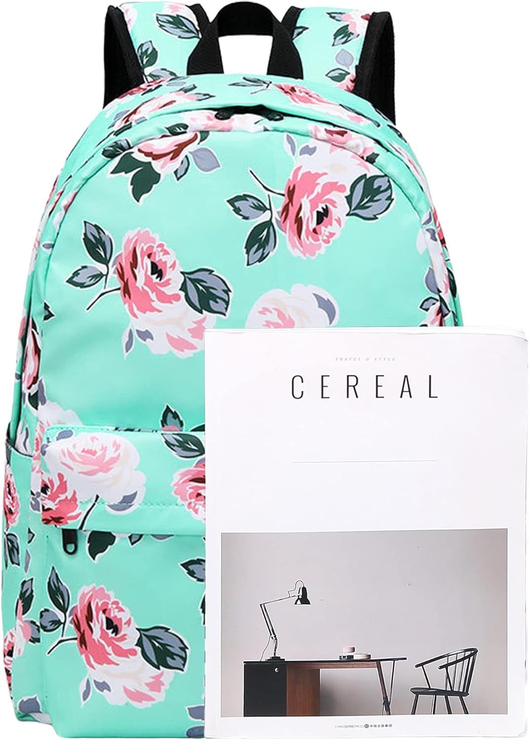 Teen Backpacks for Girls School Bags Student Bookbags with Lunch Box Pencil Case