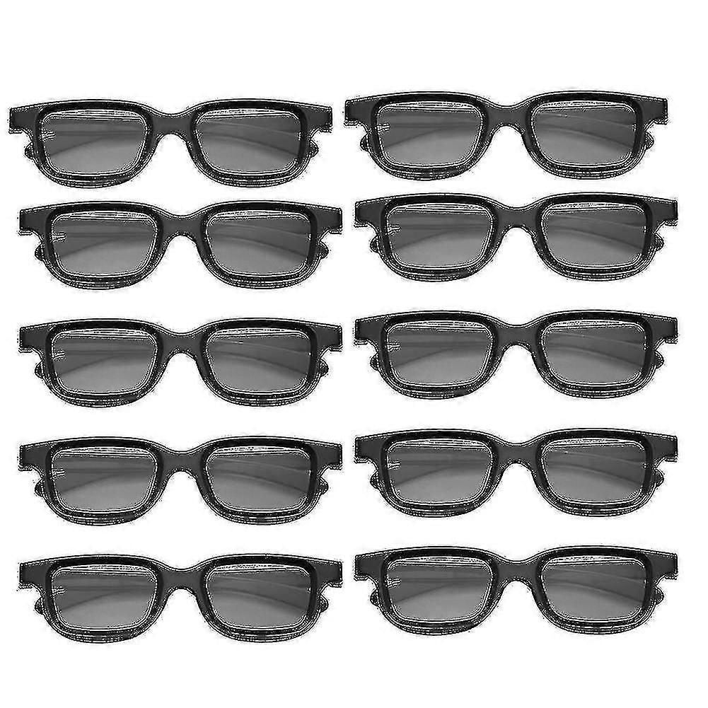 Polarized 3D Glasses Compatible with TV Cinema Viewing