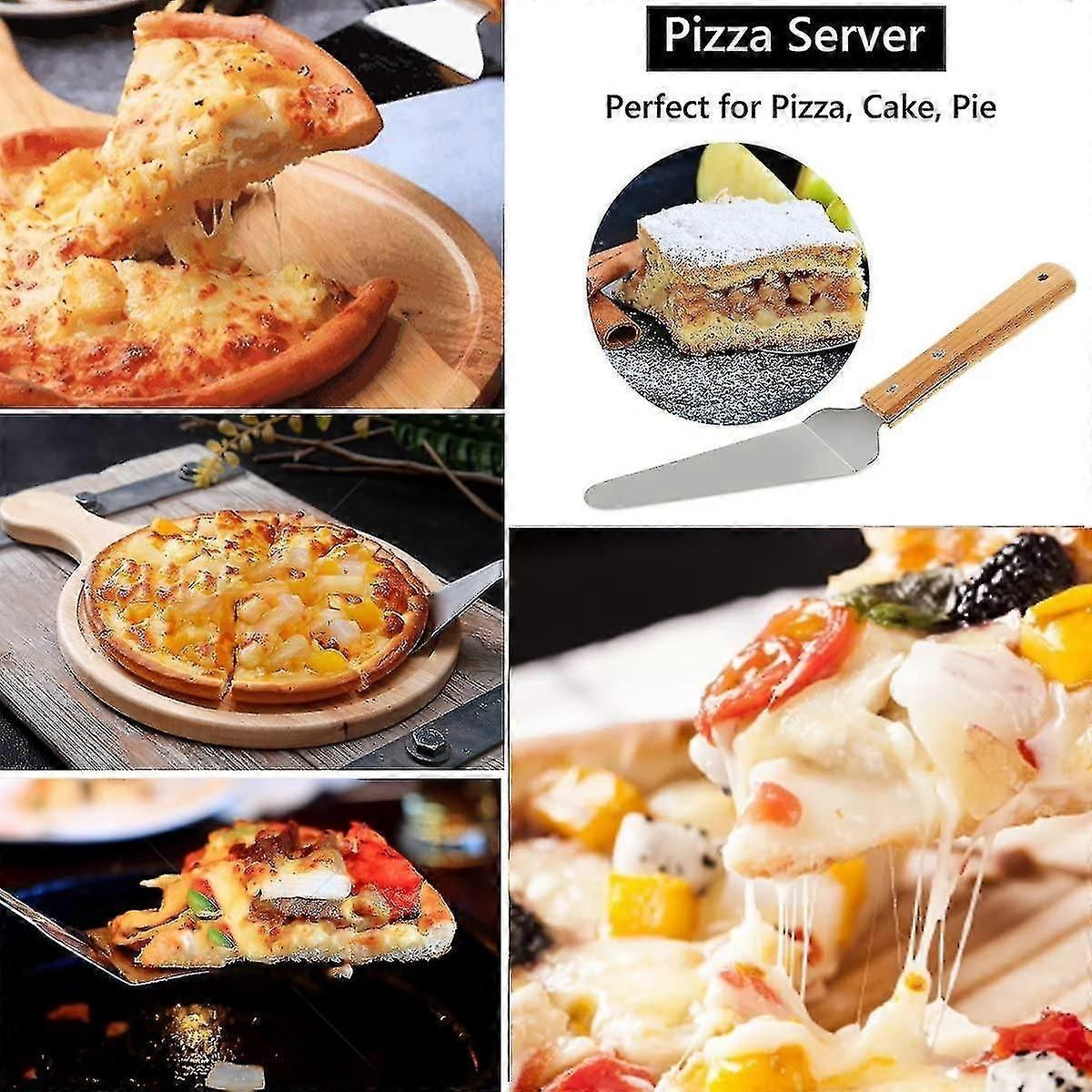 3pcs Pizza Cutter, Pizza Shovel, Stainless